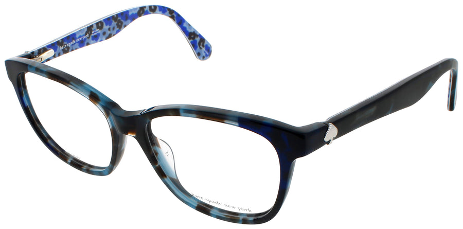 KATE SPADE ATALINA Frame BLUSH HAVANA BLUE Lens DEMO
