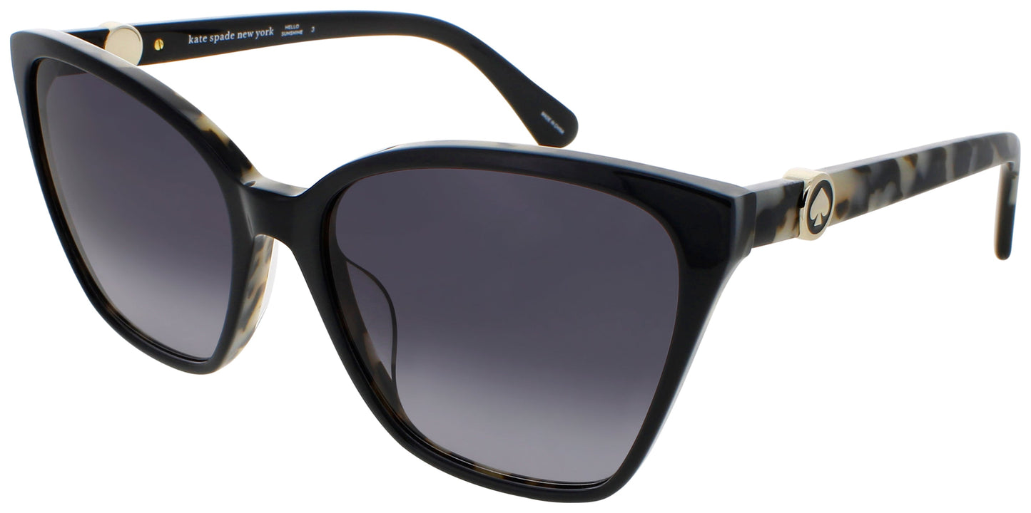 KATE SPADE AMIYAH/G/S Frame BLACK Lens DARK GREY GRADIENT