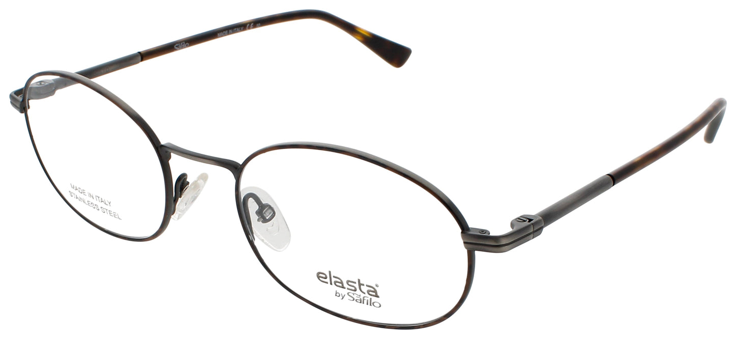 ELASTA E 7247 Frame HAVANA GREY Lens DEMO