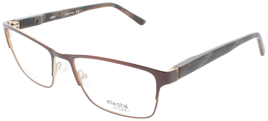 ELASTA E 3123 Frame MATTE BROWN BEIGE Lens DEMO