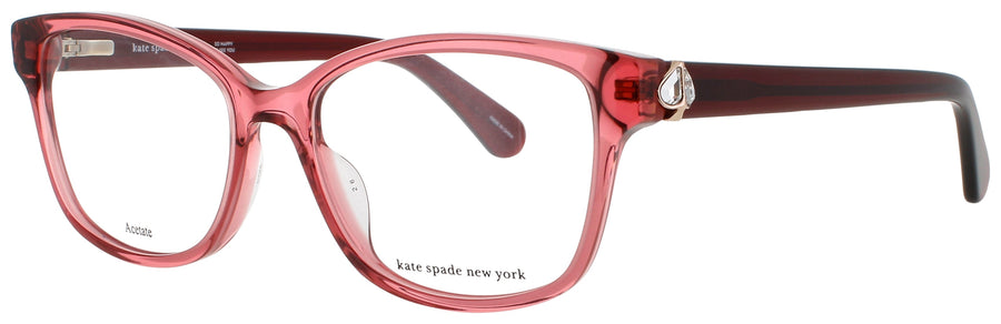 KATE SPADE REILLY/G Frame DARK RED/BURGANDY Lens DEMO