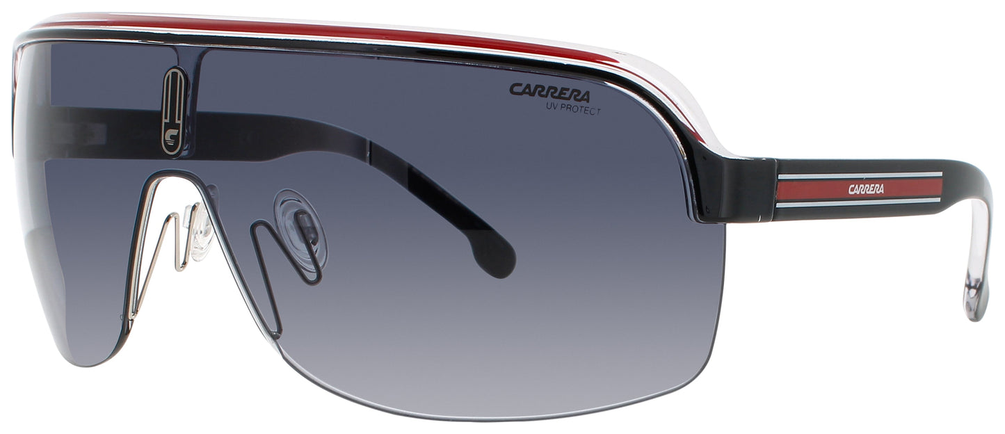 CARRERA TOPCAR-1/N Frame BLACK/RED Lens DARK GREY GRADIENT
