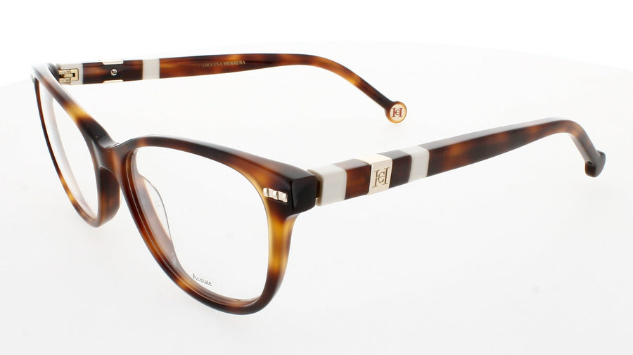 CAROLINA HERRERA CH 0048 Frame HAVANA IVORY Lens DEMO