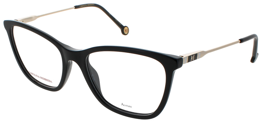 CAROLINA HERRERA CH 0071 Frame BLACK/GOLD Lens DEMO