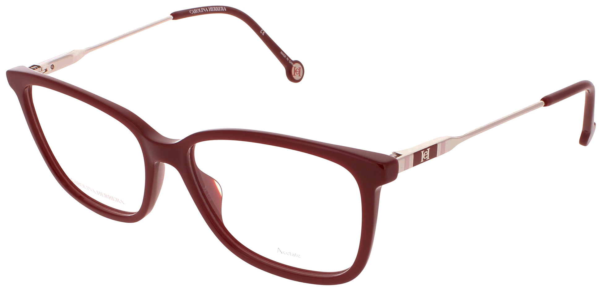 CAROLINA HERRERA CH 0072 Frame BURGUNDY Lens DEMO