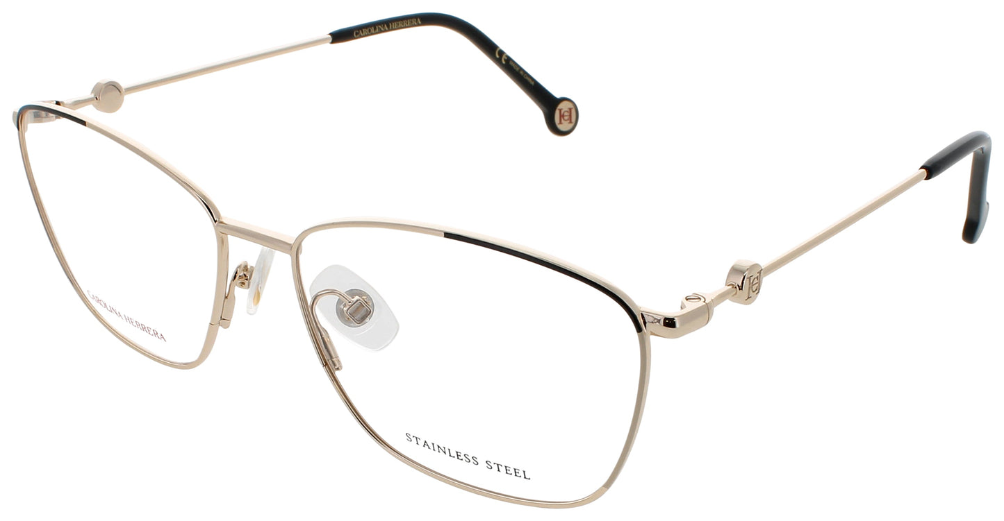 CAROLINA HERRERA CH 0060 Frame GOLD BLACK Lens DEMO