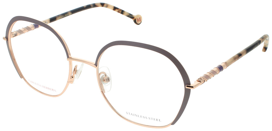 CAROLINA HERRERA HER 0099 Frame GOLD LILAC Lens DEMO