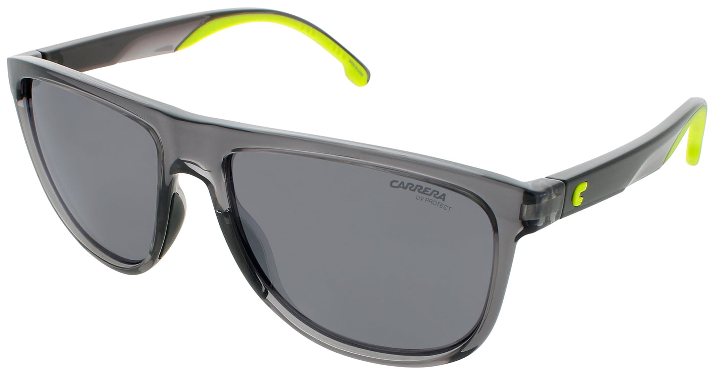 CARRERA 8059/S Frame GREY GREEN Lens SILVER POLARIZED
