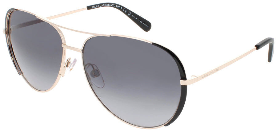 MARC JACOBS MARC 686/S Frame GOLD BLACK Lens DARK GREY GRADIENT