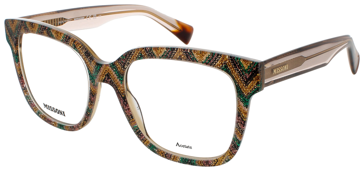 MISSONI MIS 0127 Frame PINK GREEN PATTERN Lens DEMO