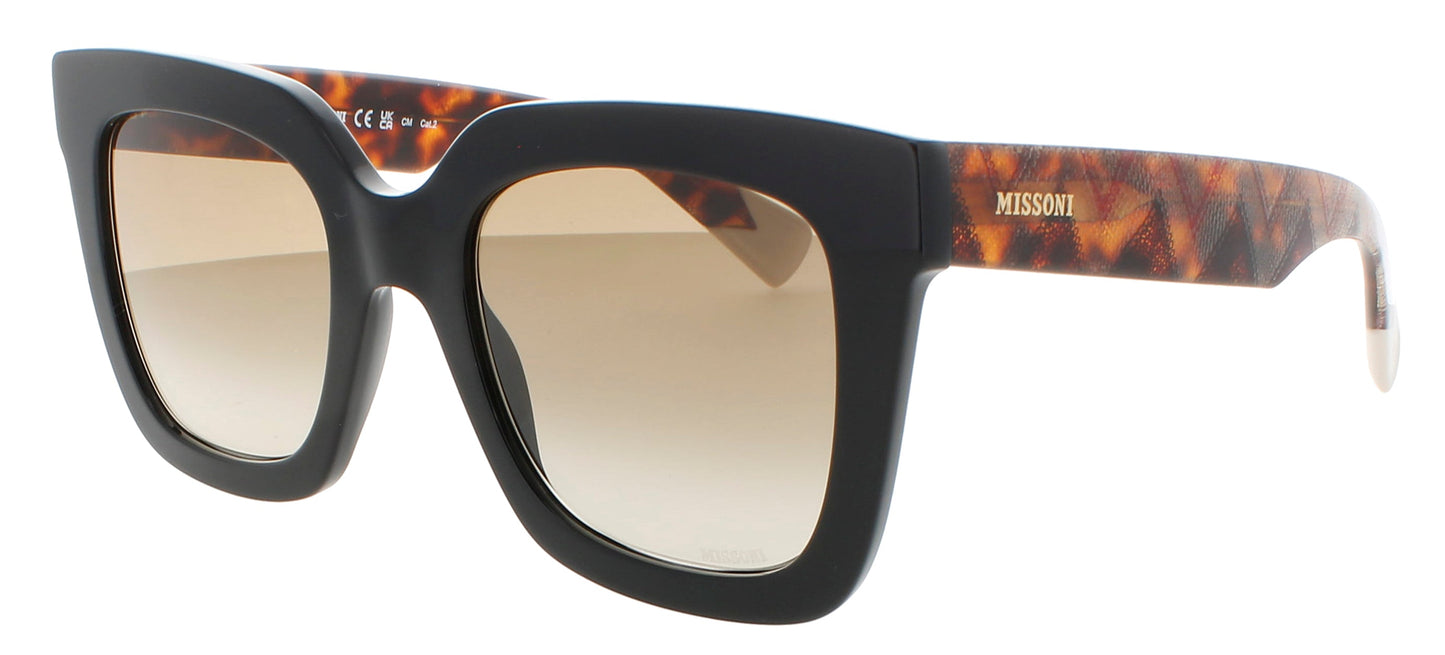 MISSONI MIS 0126/S Frame BLACK Lens BROWN SHADED