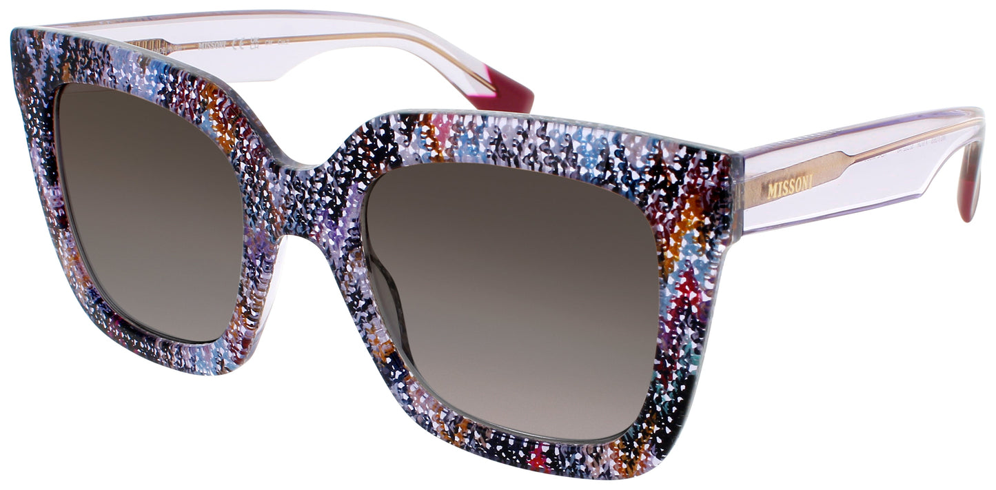 MISSONI MIS 0126/S Frame MULTICOLOR PATTERN Lens BROWN VIOLET SHADED
