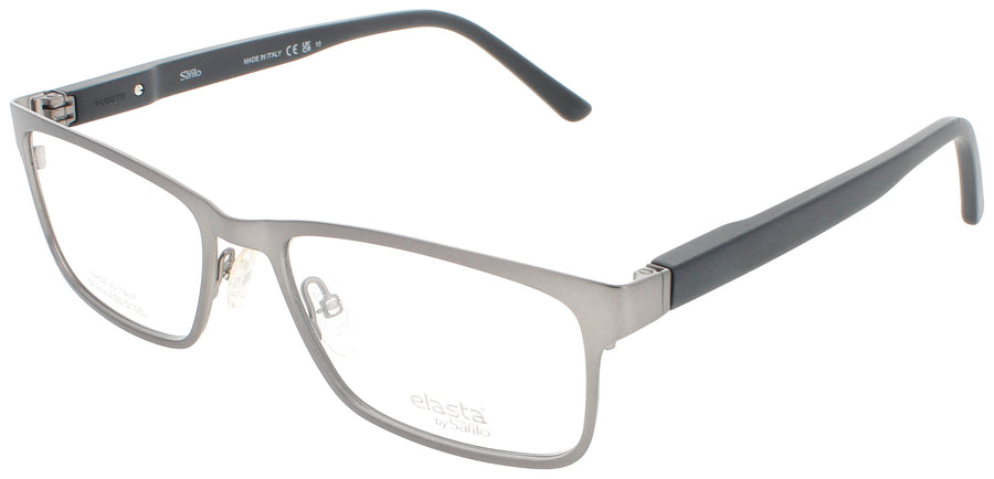 ELASTA E 3128 Frame MATTE DARK RUTHENIUM Lens DEMO