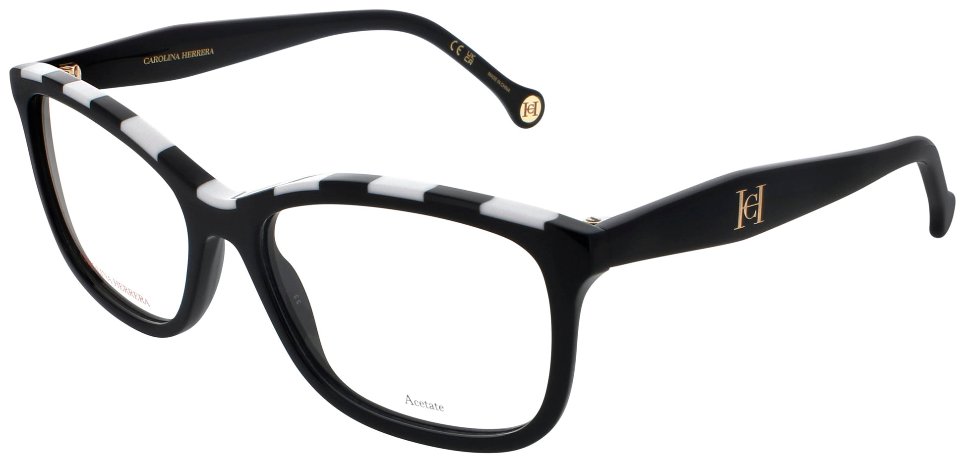 CAROLINA HERRERA HER 0147 Frame BLACK WHTE Lens DEMO