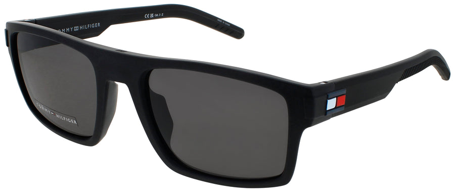 TOMMY HILFIGER TH 1977/S Frame MATTE BLACK Lens GREY POLARIZED