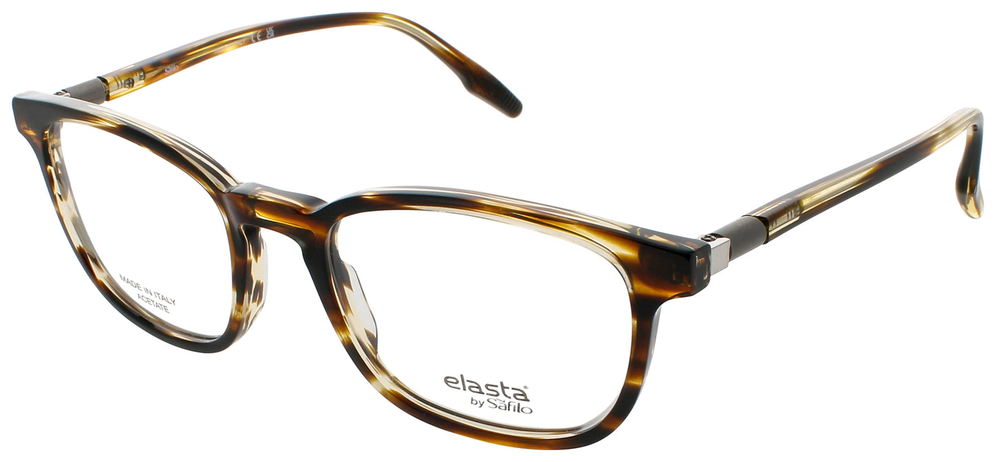 ELASTA E 8002 Frame STRIPED BROWN Lens DEMO