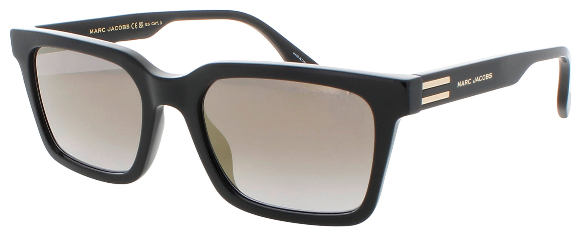 MARC JACOBS MARC 719/S Frame BLACK Lens GREY GRADIENT GOLD SHADED