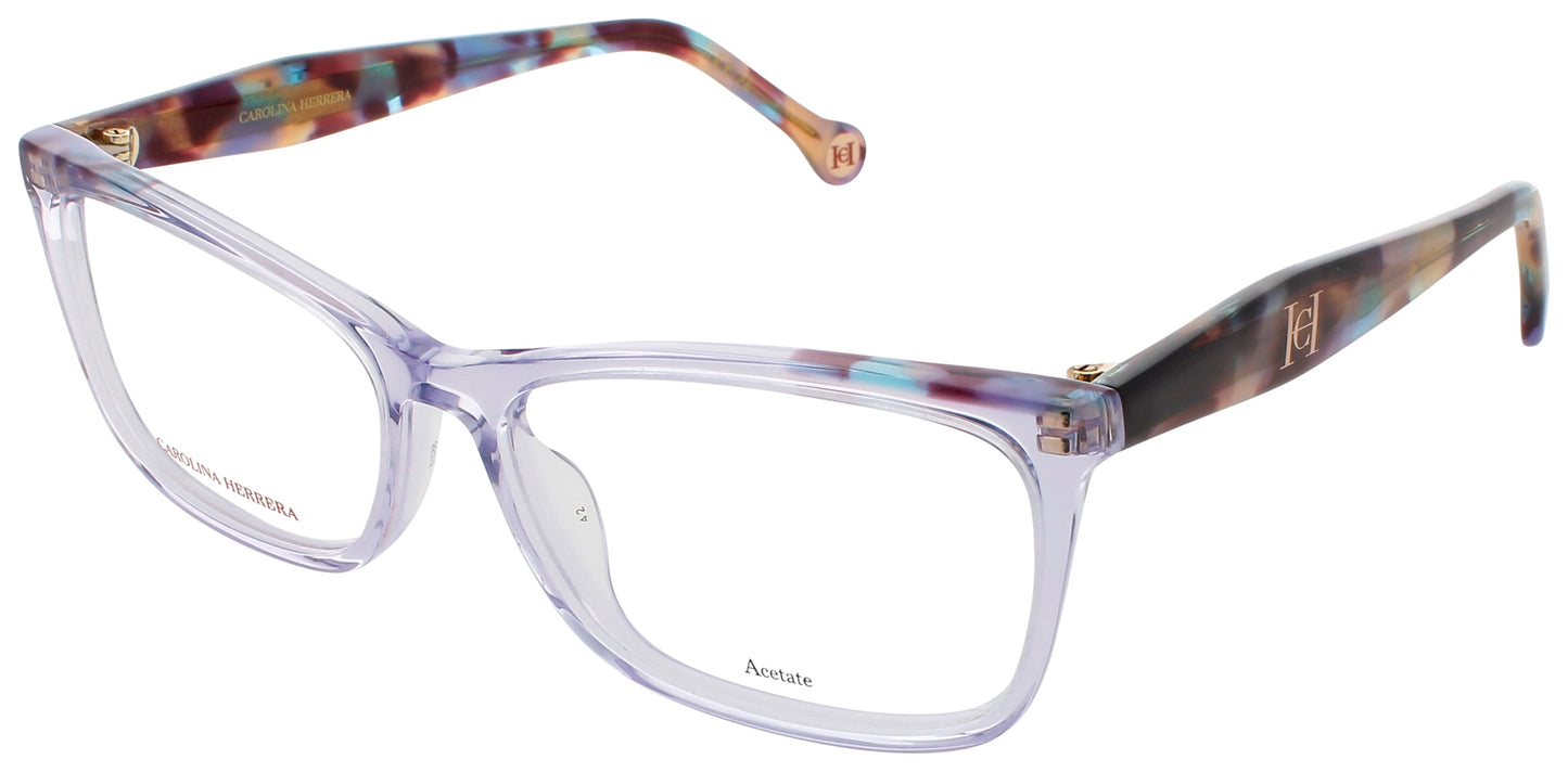 CAROLINA HERRERA HER 0202/G Frame LILAC HAVANA Lens DEMO