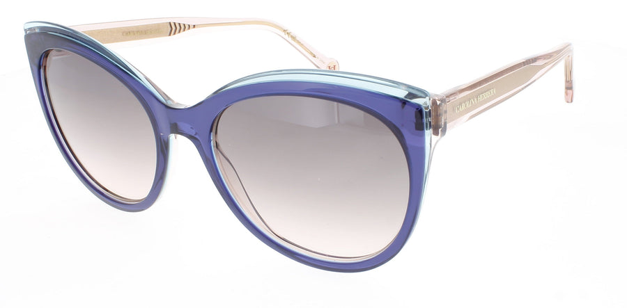 CAROLINA HERRERA HER 0175/S Frame BLUE PINK Lens GREY FUCHSIA