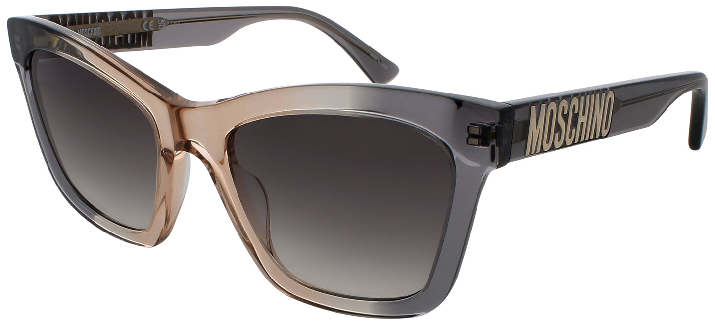 MOSCHINO MOS156/S Frame TRANSPARENT GRADIENT GREY OCHRE Lens GRADIENT GREY