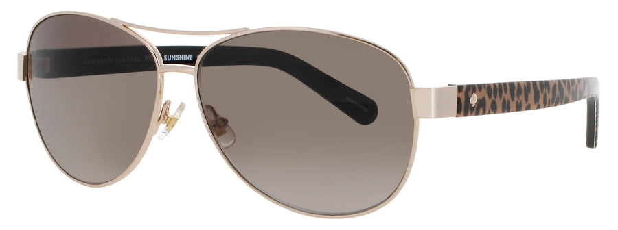 KATE SPADE DALIA2/S Frame GOLD / BEIGE PATTERN Lens BROWN GRADIENT