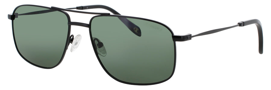 CHAMPION FL4027 Frame MATTE BLACK Lens GREEN POLARIZED
