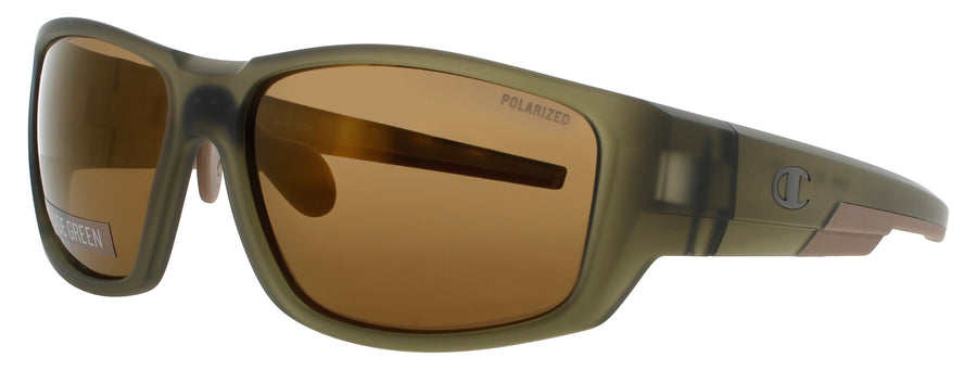 CHAMPION FINISH Frame TRANSLUCENT OLIVE Lens BROWN POLARIZED
