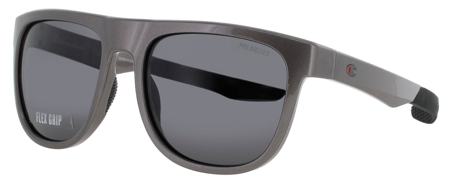 CHAMPION SOLD Frame METALLIC GREY Lens GREY POLARIZED