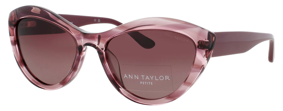 ANN TAYLOR ATP931 Frame ROSE HORN/MULBERRY Lens VIOLET GRADIENT POLARIZED