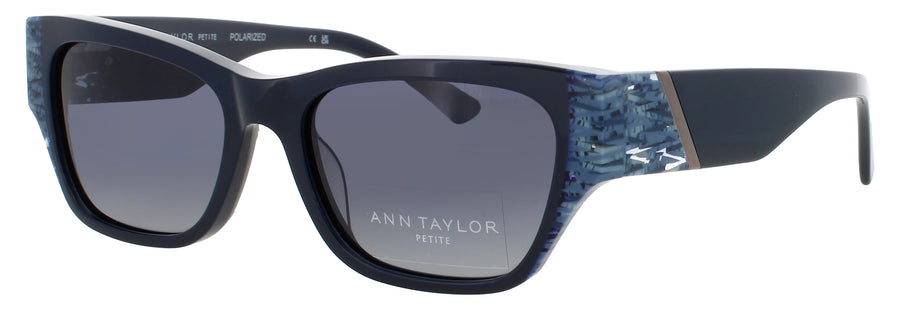 ANN TAYLOR ATP934 Frame NAVY PATTERN Lens GREY GRADIENT POLARIZED