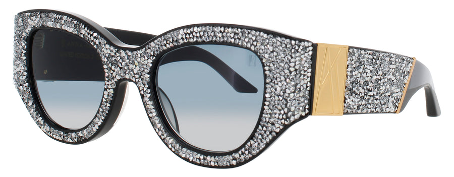 ANNA-KARIN KARLSSON LUCKY GOES TO VEGAS Frame ICE CRYSTAL Lens GREY GRADIENT