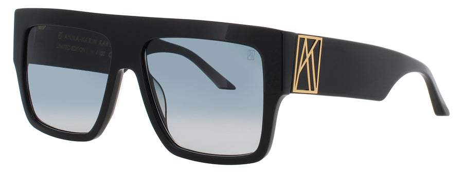 ANNA-KARIN KARLSSON MR 3 AM STORIES Frame BLACK Lens GREY GRADIENT