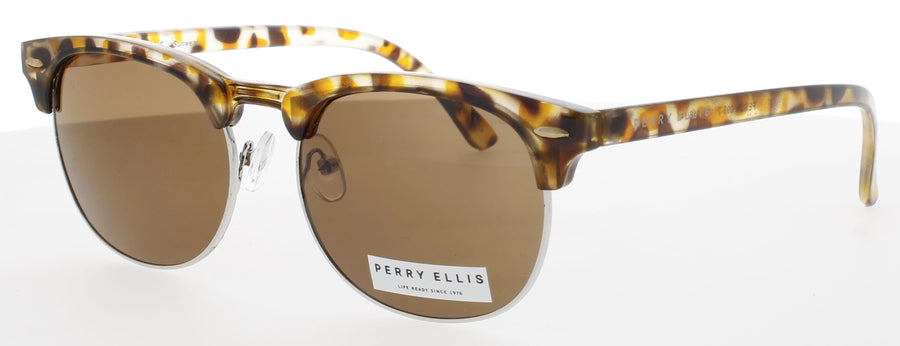 PERRY ELLIS PESUN099 Frame BLONDE TORTOISE Lens BROWN TINT
