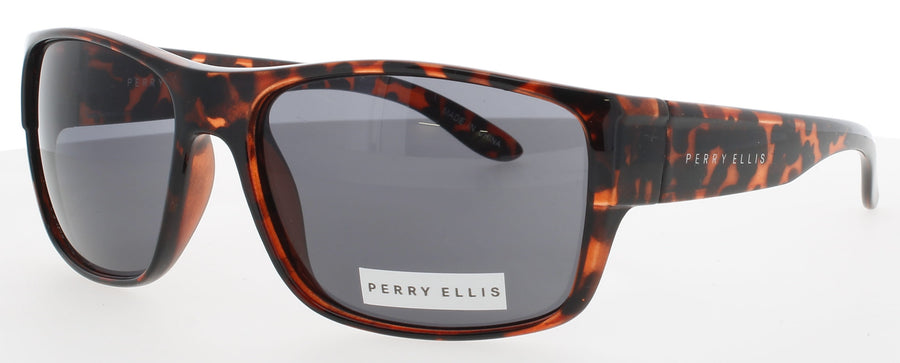 PERRY ELLIS PESUN101 Frame DEMI AMBER Lens SMOKE