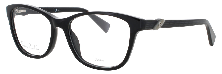 PIERRE CARDIN 8428 Frame BLACK GREY STRIPED Lens DEMO