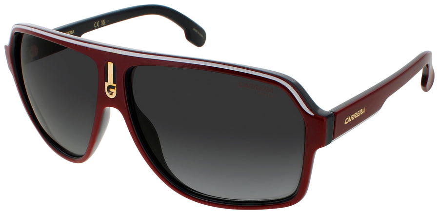 CARRERA 1001/S Frame RED BLACK Lens DARK GREY GRADIENT