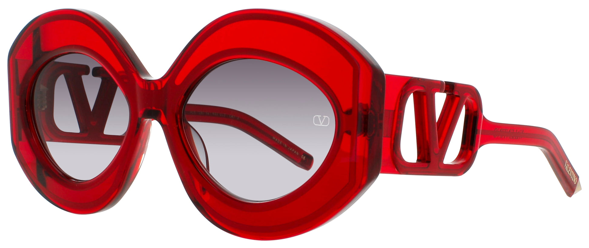 VALENTINO V - SOUL - II Frame ROUGE / GOLD Lens  GREY GRADIENT