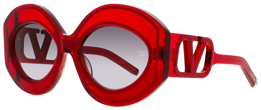 VALENTINO V - SOUL - II Frame ROUGE / GOLD Lens GREY GRADIENT