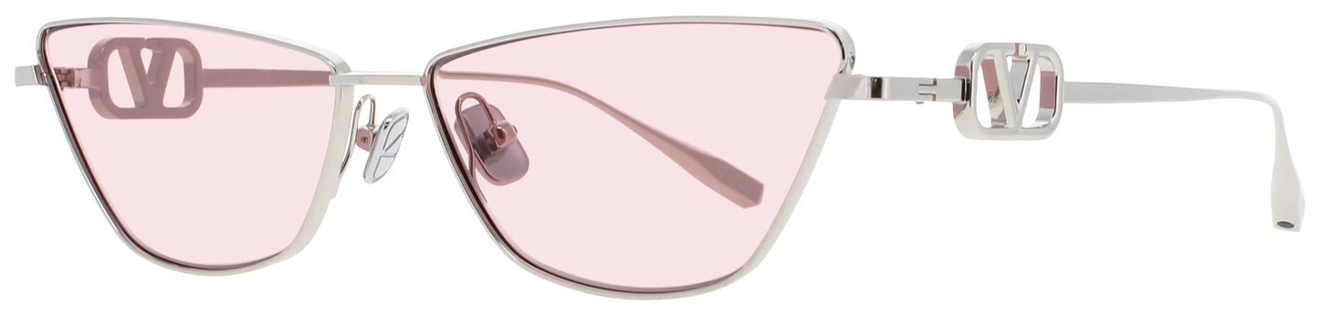 VALENTINO VLOGO SIGN Frame SILVER Lens BORDEAUX