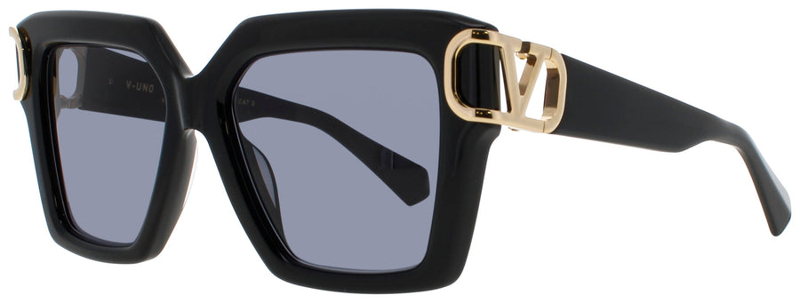 VALENTINO V - UNO Frame BLACK / GOLD Lens GREY