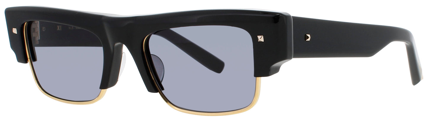 VALENTINO XI Frame BLACK / GOLD Lens  GREY