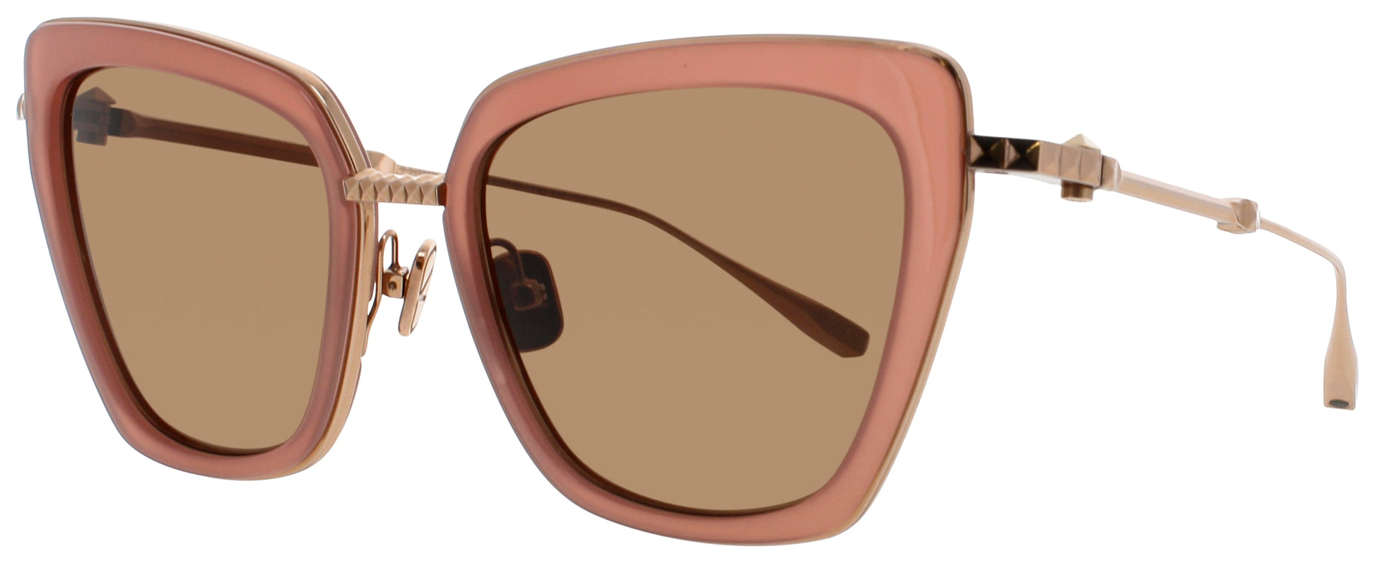 VALENTINO V - DAYDREAM II Frame PINK / ROSE GOLD Lens  BROWN