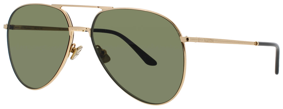 VALENTINO VLS-172 Frame GOLD Lens GREEN