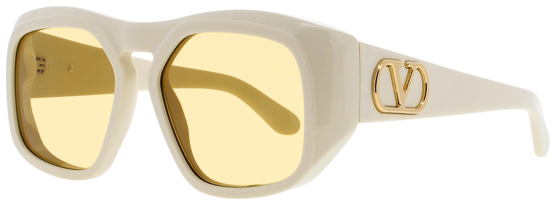 VALENTINO VLS-179 Frame IVORY / GOLD Lens AMBER