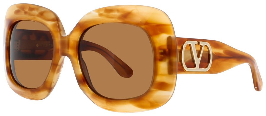 VALENTINO VLS-180 Frame HAVANA / GOLD Lens BROWN