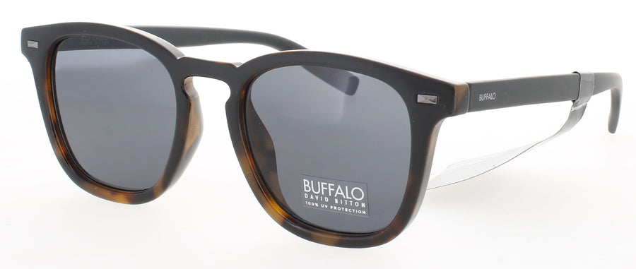 BUFFALO B0025S Frame BLACK HAVANA Lens SMOKE