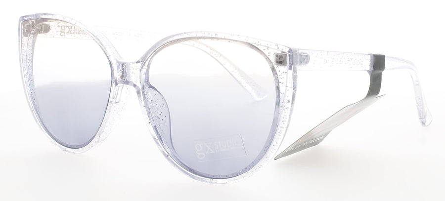 GX GXS06 Frame LAVENDER GLITTER Lens BROWN TO BLUE GRADIENT