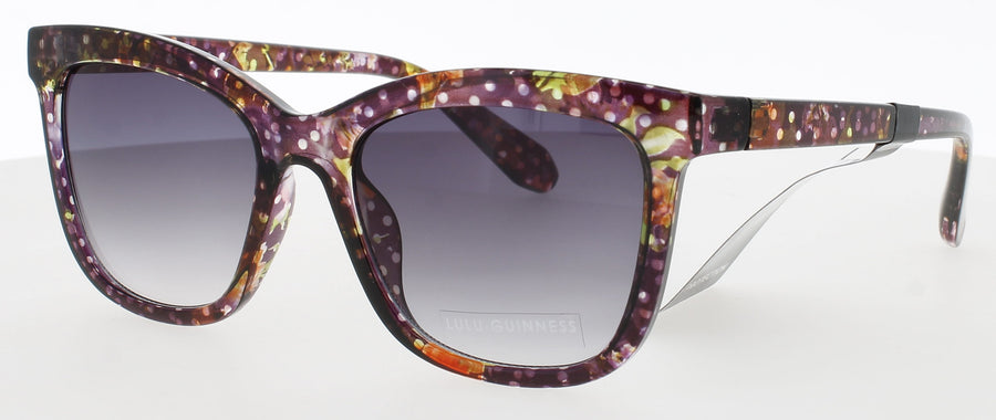 LULU GUINNESS LL13 Frame MULBERRY Lens GRADIENT GREY