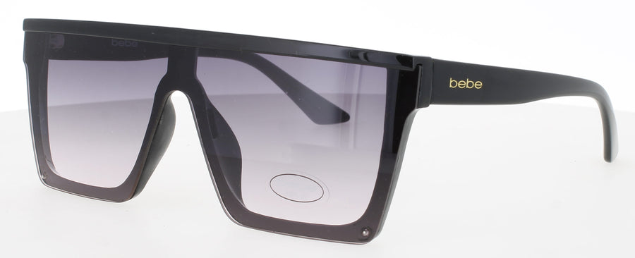 BEBE BBOP1017CE Frame BLACK Lens GREY TO PINK GRADIENT
