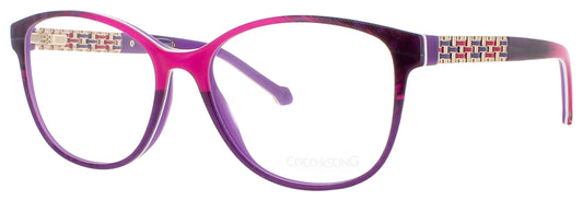 COCO SONG JERICHO ROAD Frame PURPLE PINK Lens DEMO